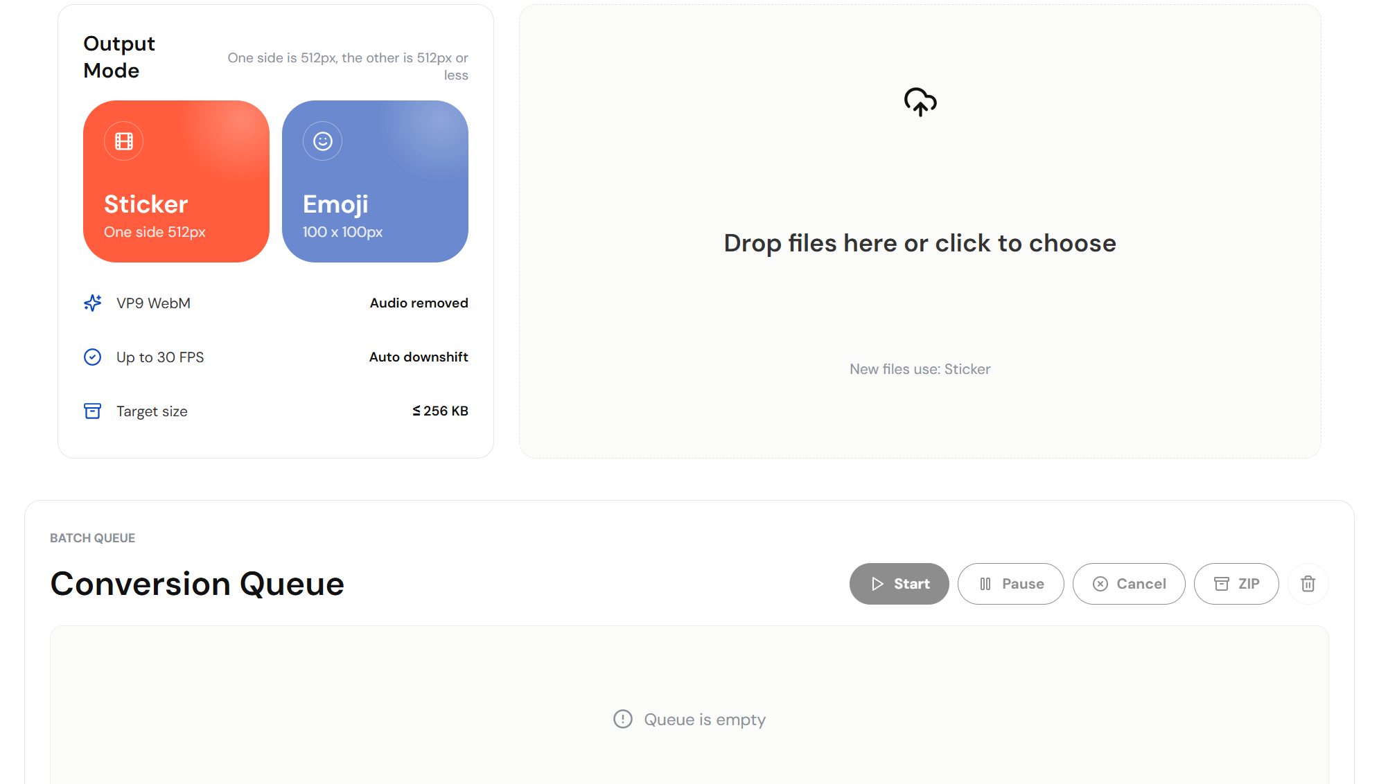 Telegram Sticker Transcoding Tool